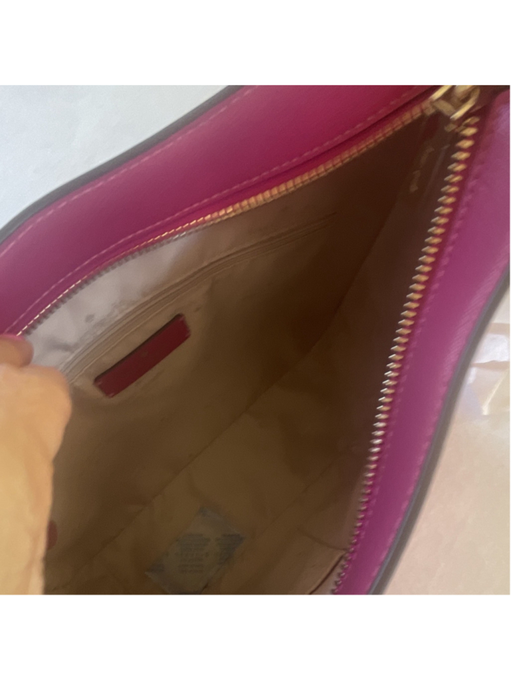 Kate Spade New York Pink Shoulder Bag Zip, Detachable Strap, Medium - Picture 7 of 14